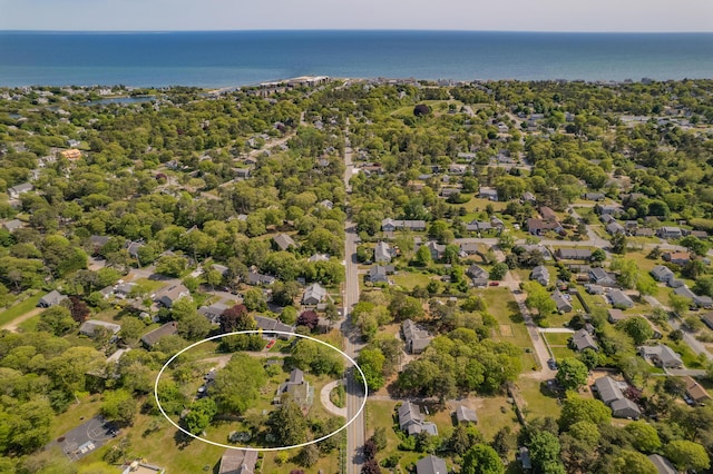 73 Division St, West Harwich, MA 02671 - aerial view of a nearby body of water