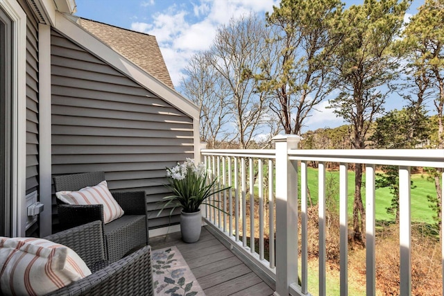 82 Fletcher Ln Unit D, Brewster, MA 02631 - view of balcony