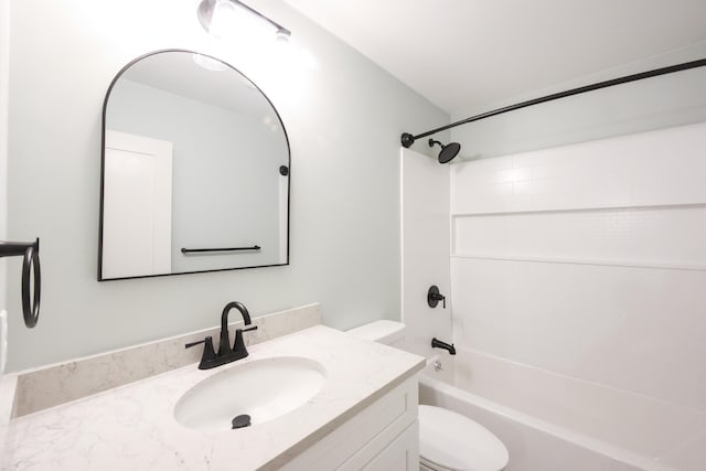 300 Buck Island Rd Unit C13F, West Yarmouth, MA 02673 - full bathroom featuring vanity, toilet, and tub / shower combination
