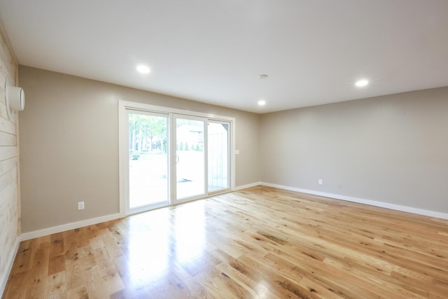 300 Buck Island Rd Unit C13F, West Yarmouth, MA 02673 - empty room with light wood finished floors, baseboards, and recessed lighting