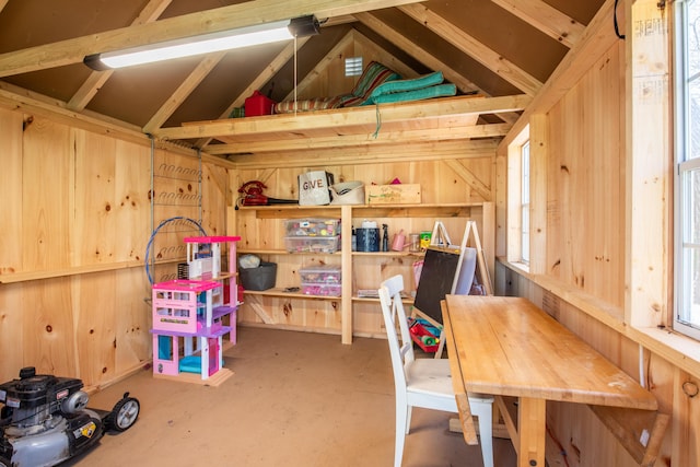 view of storage room