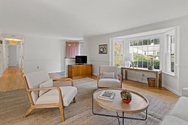 24 Greenland Cir, Yarmouth Port, MA 02675 - living room with light wood finished floors