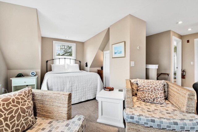 bedroom featuring carpet floors