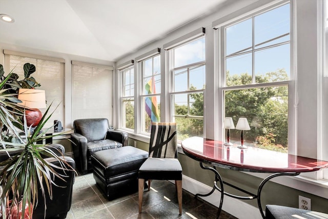 sunroom / solarium with a healthy amount of sunlight