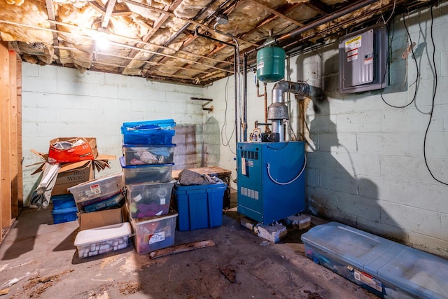 24 Hazelmoor Rd, South Yarmouth, MA 02664 - unfinished basement with a heating unit and electric panel