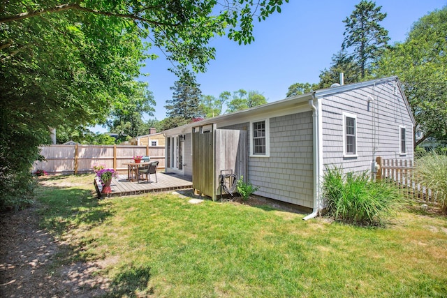 31 Chase St, Dennis Port, MA 02639 - back of house featuring a deck