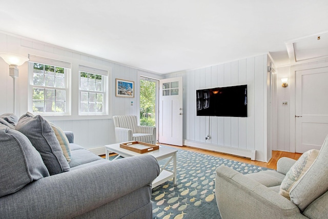 31 Chase St, Dennis Port, MA 02639 - living room featuring wood finished floors and healthy amount of natural light