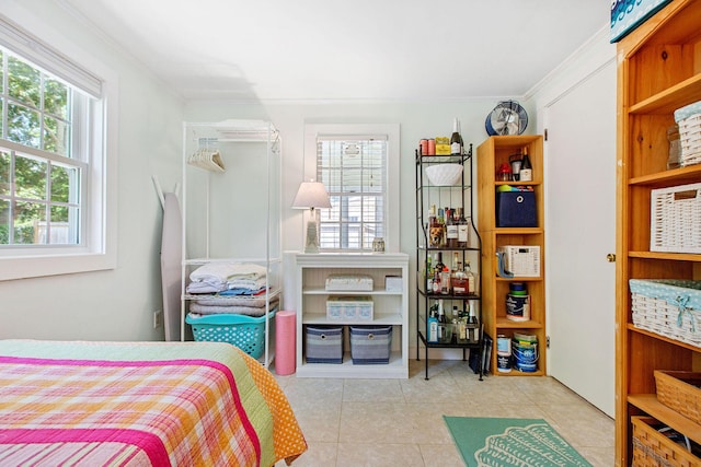 31 Chase St, Dennis Port, MA 02639 - bedroom with crown molding and tile patterned floors