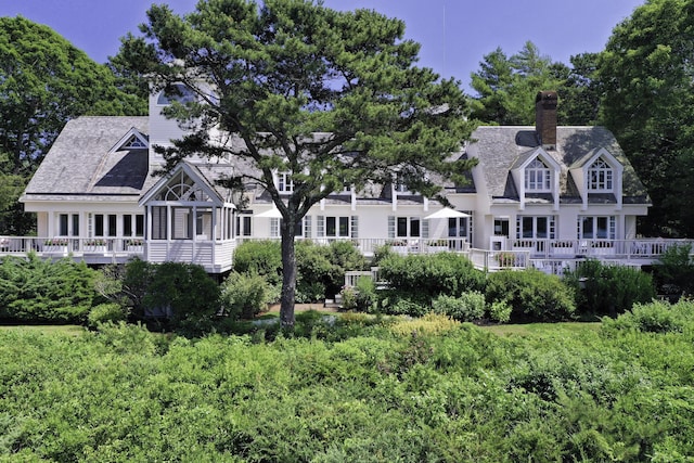 view of rear view of house