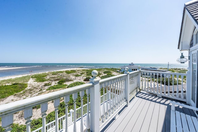 6 Baker Way, West Dennis, MA 02670 - wooden terrace with view of water and beach