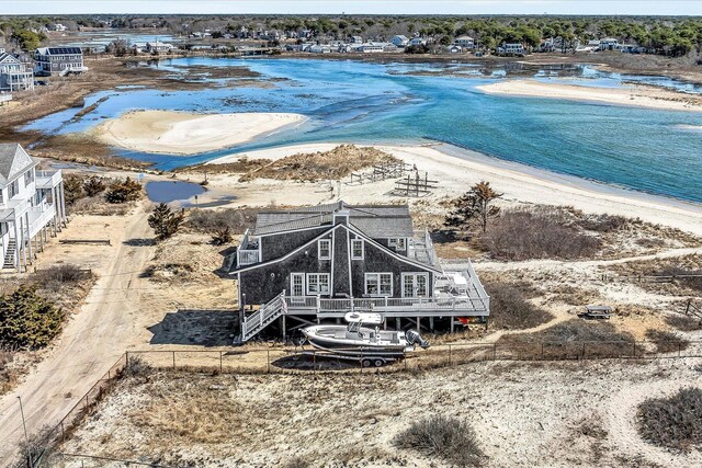 6 Baker Way, West Dennis, MA 02670 - view of subject property with waterfront with a beach