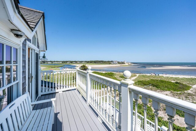 6 Baker Way, West Dennis, MA 02670 - balcony featuring a water view