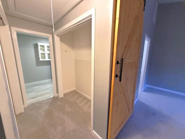 114 Chestnut Cir, Brewster, MA 02631 - hallway with carpet floors and baseboards