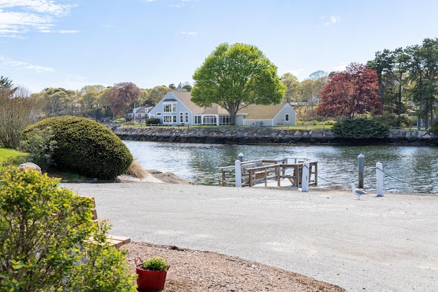 dock with a water view