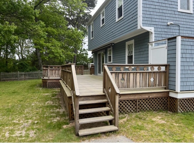 14 Daisy Ln, South Yarmouth, MA 02664 - view of wooden terrace