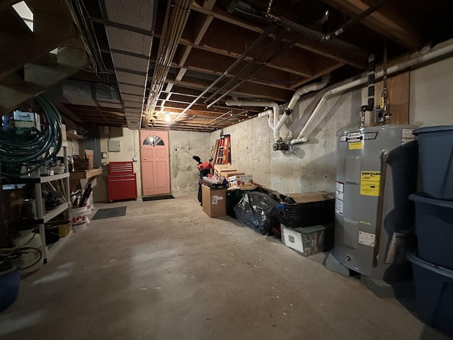 14 Daisy Ln, South Yarmouth, MA 02664 - unfinished below grade area with water heater