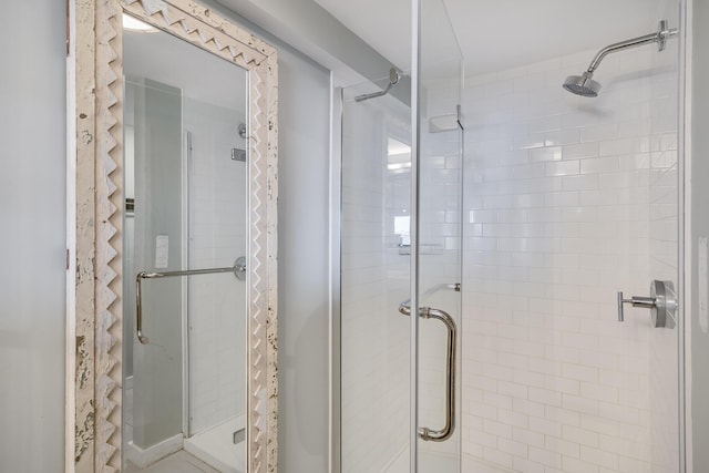full bath with a stall shower