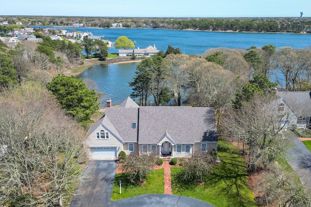 47 Cove View Dr, South Yarmouth, MA 02664 - aerial view of property and surrounding area featuring a large body of water