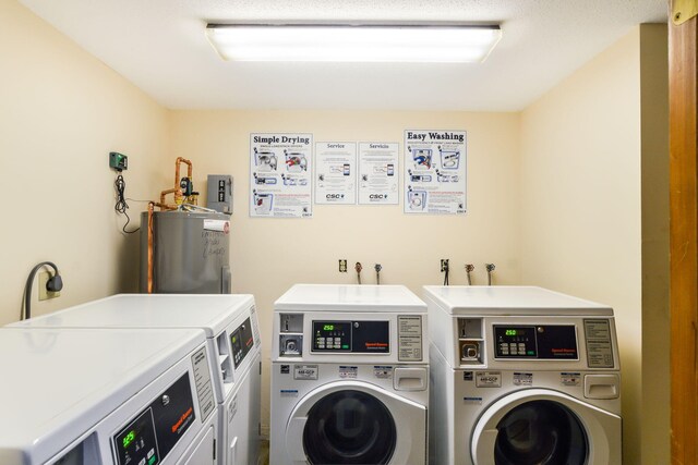 2 Marc Dr Unit 2B2, Plymouth, MA 02360 - shared laundry area featuring independent washer and dryer and electric water heater