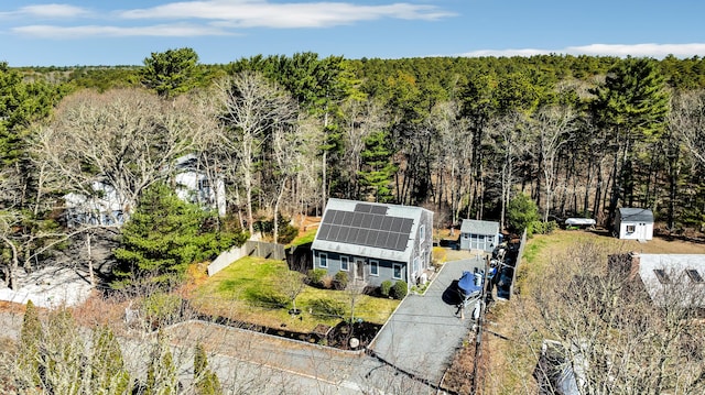 51 Buccaneer Way, Mashpee, MA 02649 - aerial view of property and surrounding area with a heavily wooded area