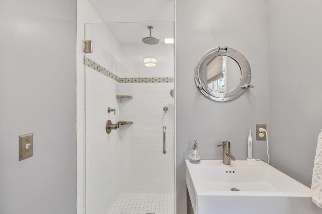 51 Buccaneer Way, Mashpee, MA 02649 - full bath featuring a stall shower and a sink