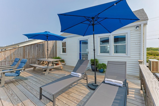 334 Shore Rd # 1, Truro, MA 02666 - view of wooden deck