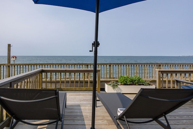 334 Shore Rd # 1, Truro, MA 02666 - deck with a water view