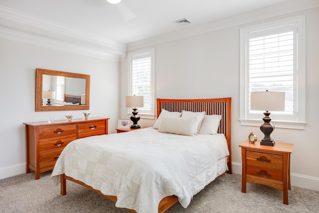 66 Simons Rd Unit C, Mashpee, MA 02649 - bedroom with crown molding and light carpet
