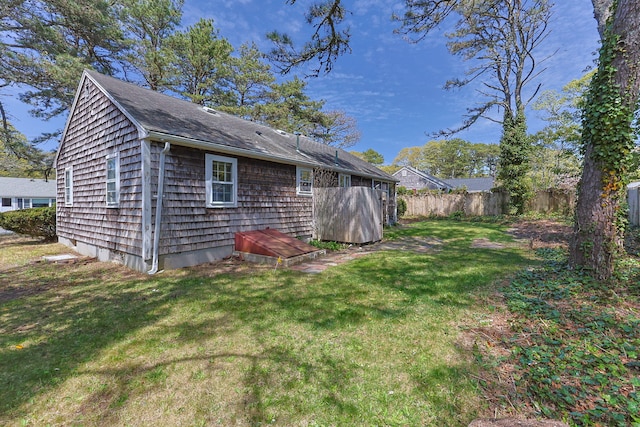 view of back of property