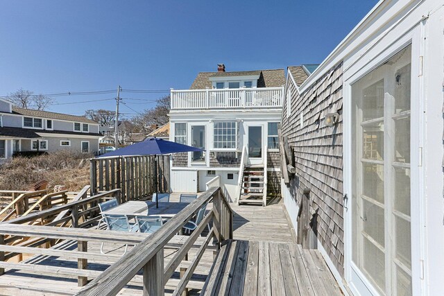 561 Commercial St, Provincetown, MA 02657 - view of wooden terrace