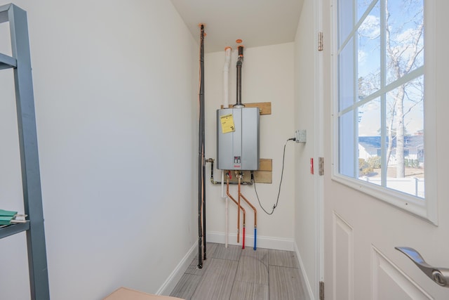 utilities featuring tankless water heater