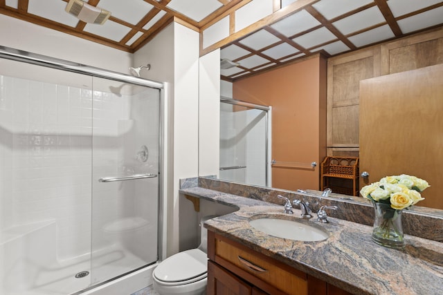 152 Algonquin Ave, Mashpee, MA 02649 - bathroom with a stall shower and vanity