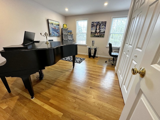 121 Camp St Unit 108, West Yarmouth, MA 02673 - office with light wood-style floors, baseboards, and recessed lighting