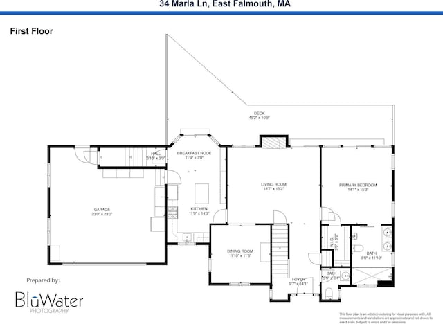 34 Marla Ln, Hatchville, MA 02536 - room layout