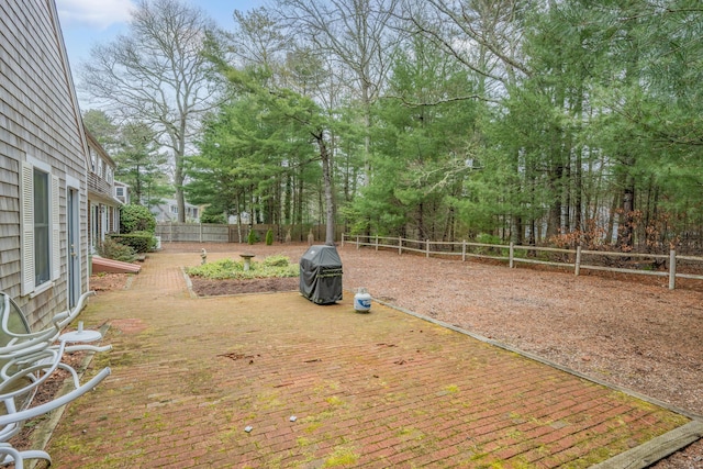 105 Rolling Hitch Rd, Centerville, MA 02632 - view of yard featuring a wooden deck and a fenced backyard