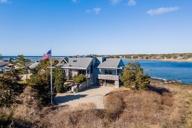 38 Indian Trl, Chatham, MA 02633 - view of subject property with a nearby body of water