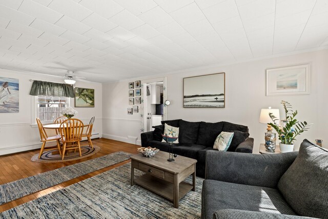 16 Samoset Rd, South Yarmouth, MA 02664 - living room with wood finished floors