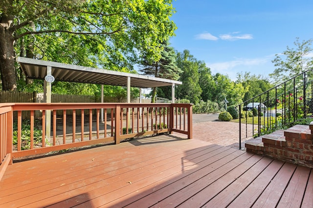 30 Terry Ct, Hyannis, MA 02601 - view of wooden terrace