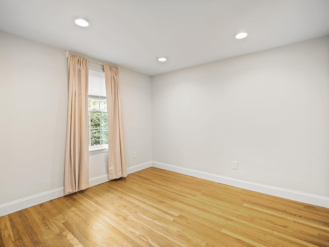 9 Cogswell Path, West Yarmouth, MA 02673 - unfurnished room with baseboards, light wood finished floors, and recessed lighting