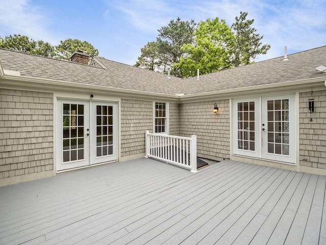 9 Cogswell Path, West Yarmouth, MA 02673 - wooden terrace featuring french doors