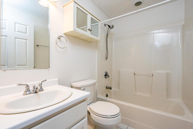 9 Longwood Rd, Mashpee, MA 02649 - bathroom with tub / shower combination, toilet, and vanity