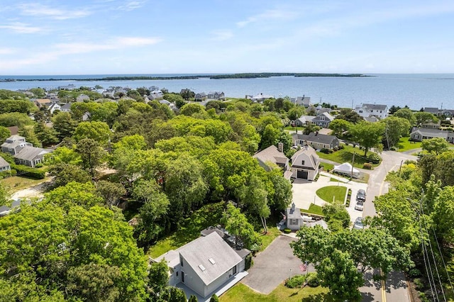 130 Wimbledon Dr, West Yarmouth, MA 02673 - aerial perspective of suburban area with a nearby body of water