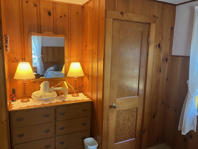 131 Forest Beach Rd, South Chatham, MA 02659 - bedroom featuring wood walls