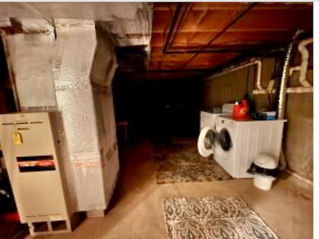 4 Coffey Ln, Dennis Port, MA 02639 - unfinished basement featuring washer and dryer