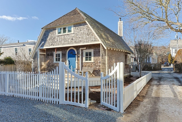 view of front of home