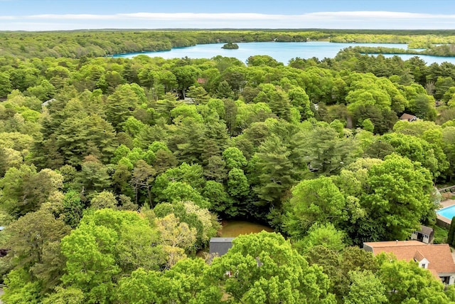 13 Pickerel Way, Forestdale, MA 02644 - drone / aerial view of a forest and a large body of water