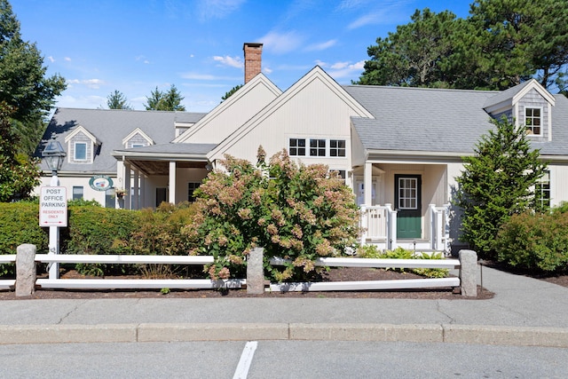 248 Kates Path, Yarmouth Port, MA 02675 - view of front of home with a chimney