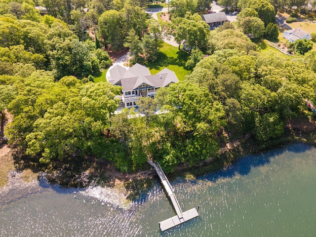 20 Chase St, West Harwich, MA 02671 - aerial view of property's location featuring a forest