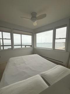 535 Commercial St Unit U1, Provincetown, MA 02657 - bedroom featuring ceiling fan