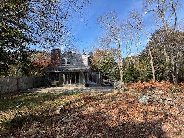 rear view of house featuring a patio area